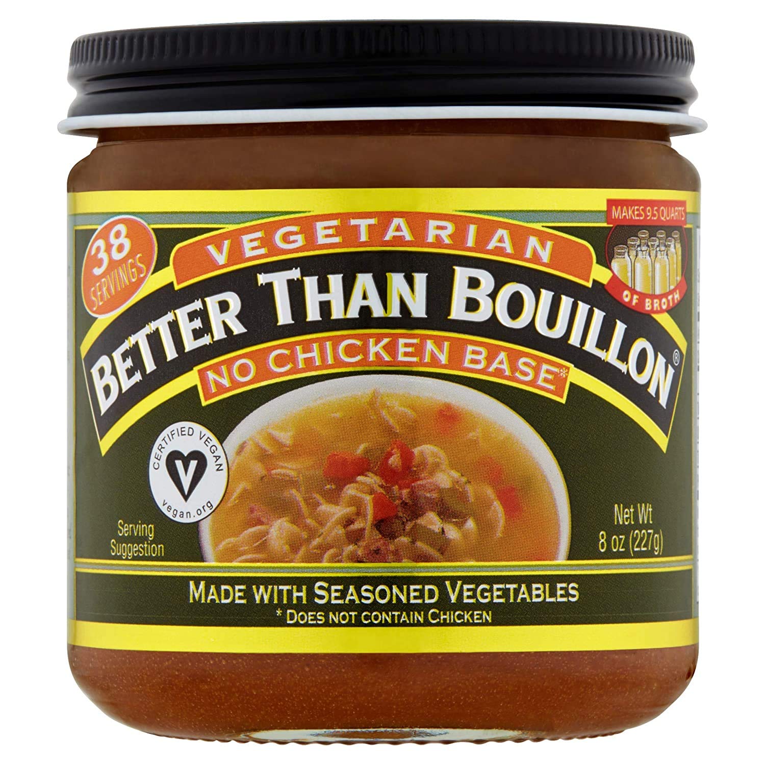 Amazon Com Better Than Bouillon Vegetarian No Chicken Base 8 Oz Grocery Gourmet Food