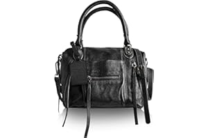 WINSASI Women Mini Tote Bags (8 L) City Bags Tote Bag Purse Vegan Leather Hobo Handbags With Adjustable Dual Straps