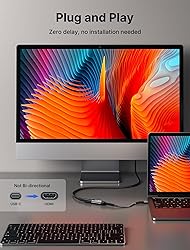JSAUX USB C to HDMI Adapter, 4K USB Type-C to HDMI