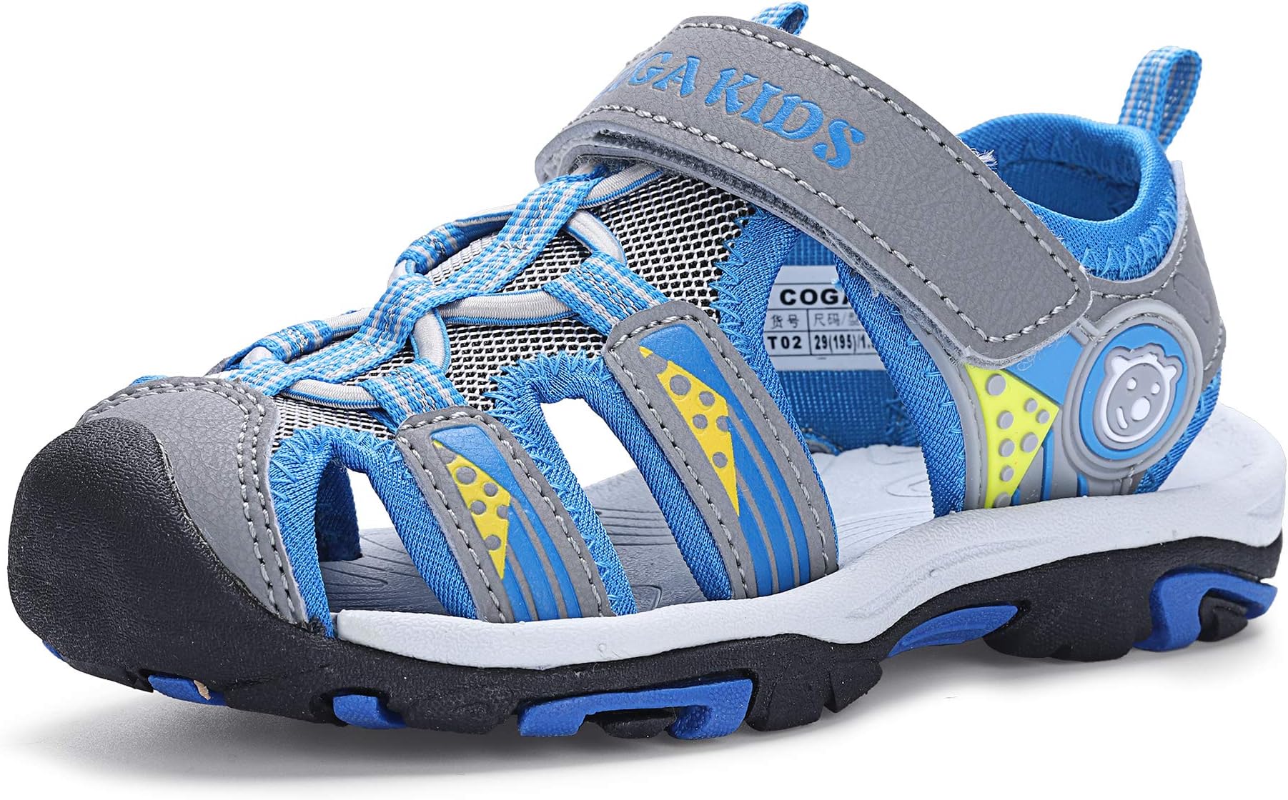 Boy's Girl's Jess Athletic Beach Sandals Closed Toe Summer Outdoor Water Shoes (Toddler/Little Kid/Big Kid) …