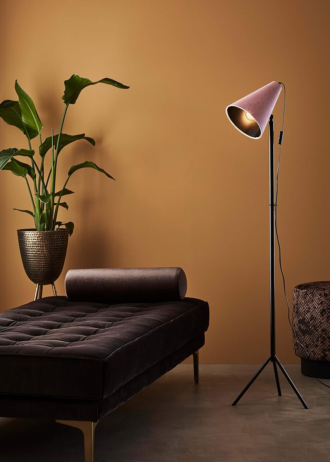 velvet floor lamp