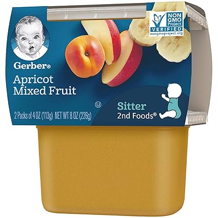gerber apricot mixed fruit