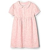 Amazon Essentials x Sofia Grainge Toddler and Baby Girls' Cotton Sateen Dress with Collar