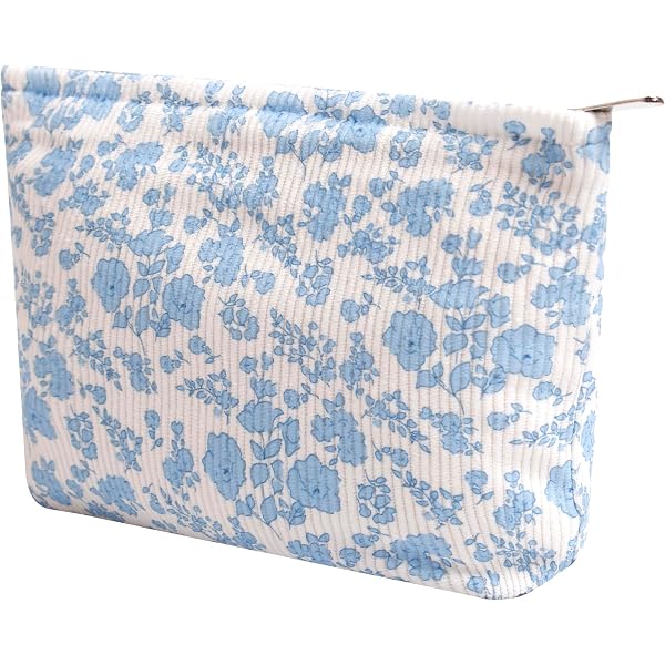 BBORGDC Große Kosmetiktasche Aus Jacquard – Offenes Flachdesign Mit Griff, Boho-Stil, Für Reisen & Alltag
