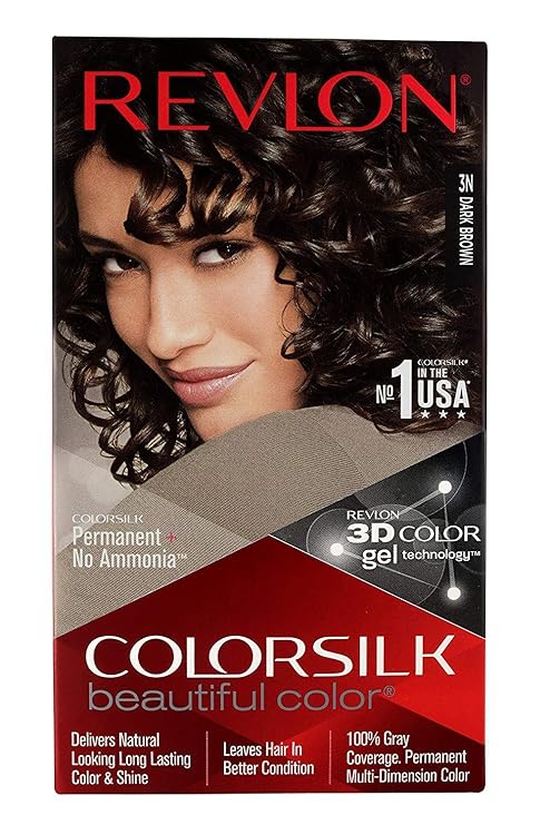 Buy Revlon Colorsilk Hair Color Dark Brown 3n 40ml Online At