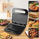 Aigostar Sandwich Toaster Panini Press Deep Fill Non-Stick Plates Indicators view 7