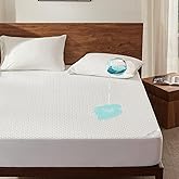BEDLORE Full Size Mattress Protector, Waterproof Noiseless Mattress Cover with Stretchable Pockets for 6-15 inches Mattress,