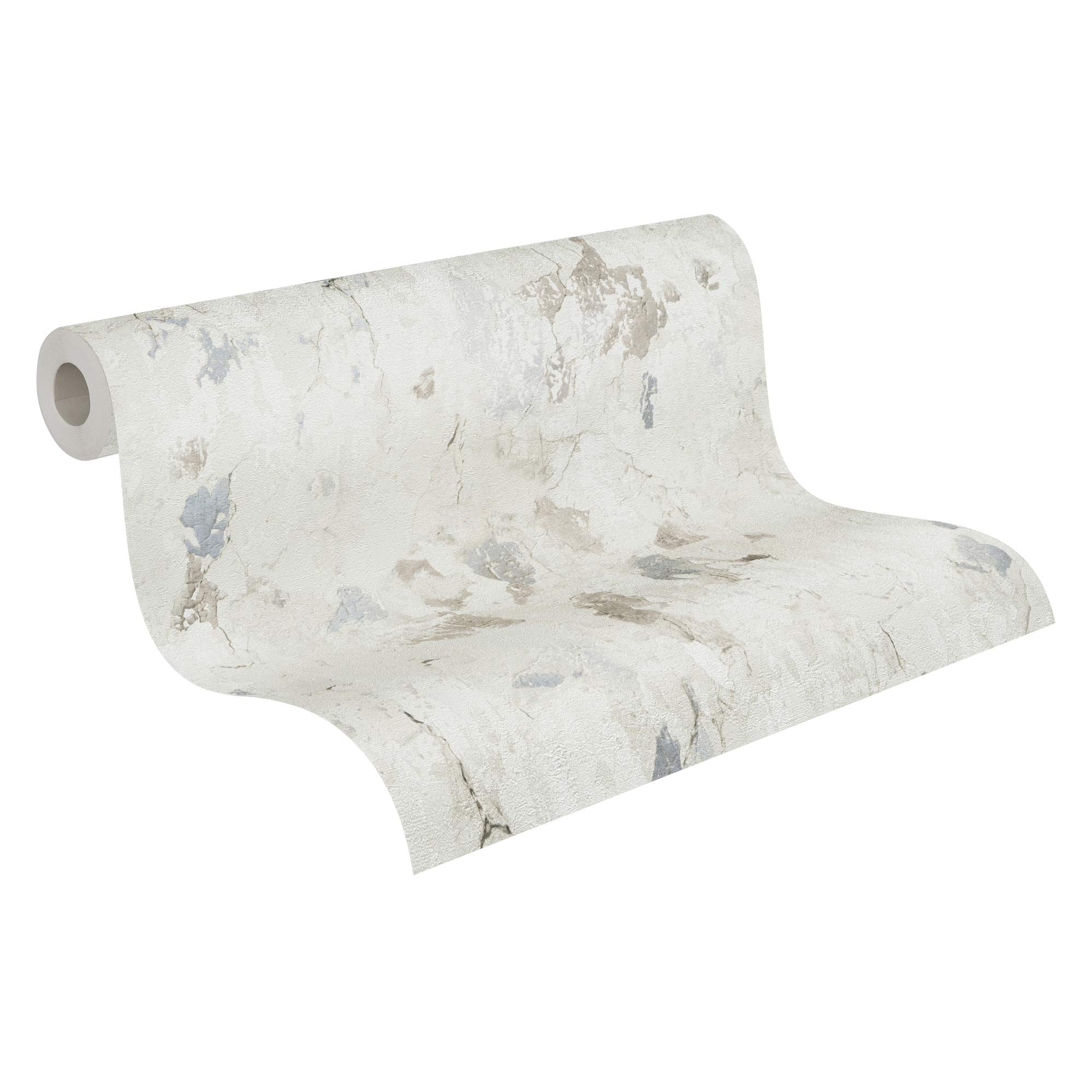 Livingwalls Concrete Wallpaper Metropolitan Stories 2 A.S. Création Non-Woven 10.05 m x 0.53 m Creme Grey Made in Germany 379544 37954-4