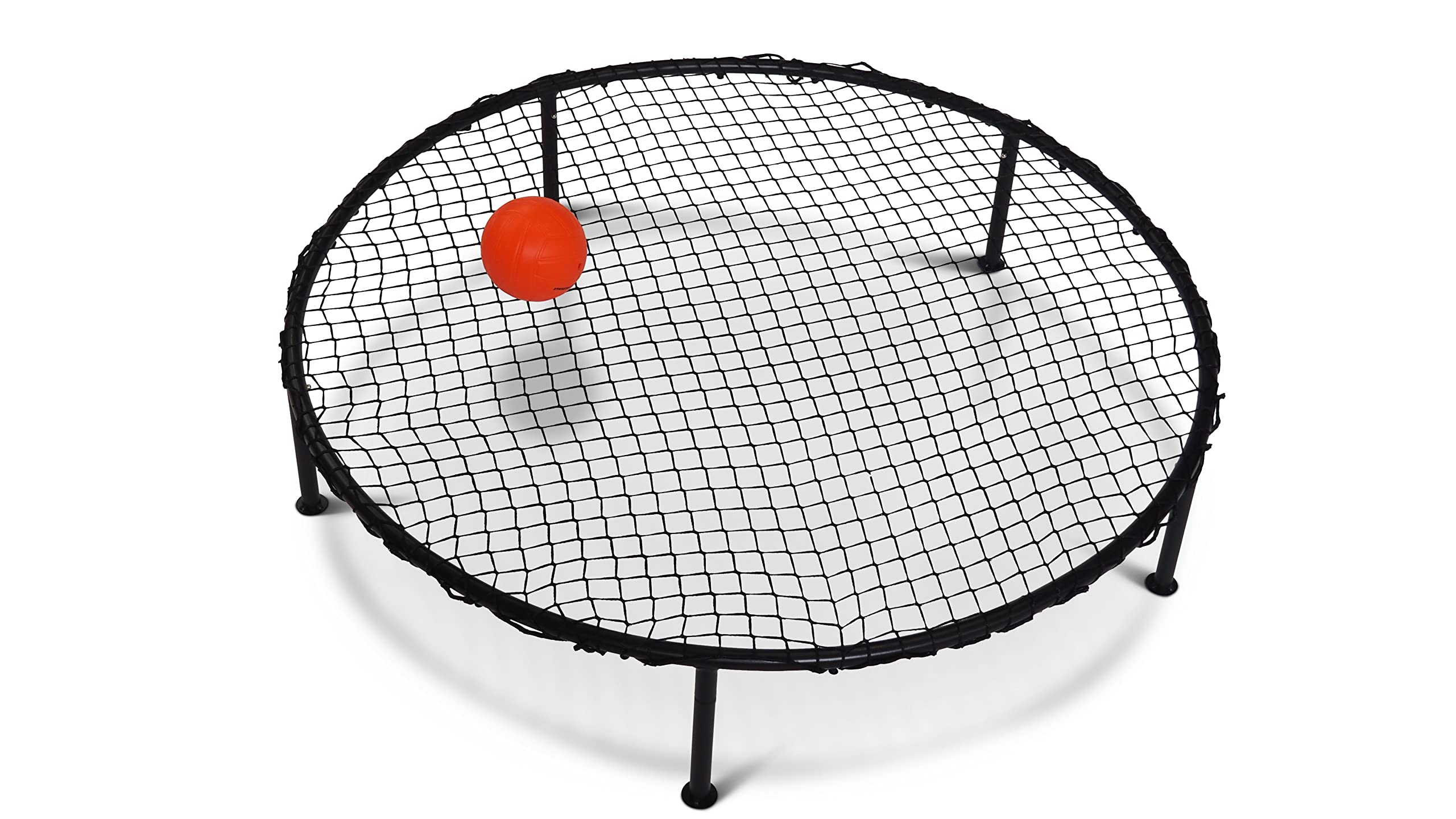 Sunsport Smash-it Roundnet Ball Game Kit - Black | Family Games for Garden, Beach, Camping or Summer Sports | Adults & Kids Outdoor Ball Games| Slammo/Smash/Slam Ball Equipment | Net, x2 Balls, Pump