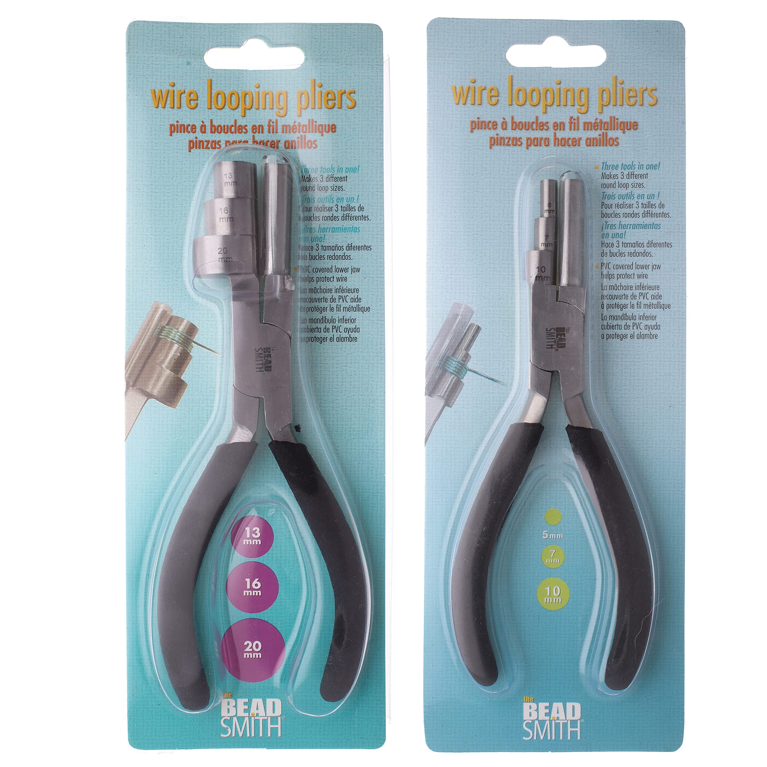 Beadsmith Wrapper Pliers Combo - Wire Working Pliers - Big 7