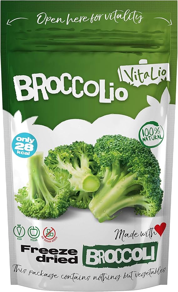 Dried Vegetable by VitaLio Broccolio FreezeDried Vegetable Snack