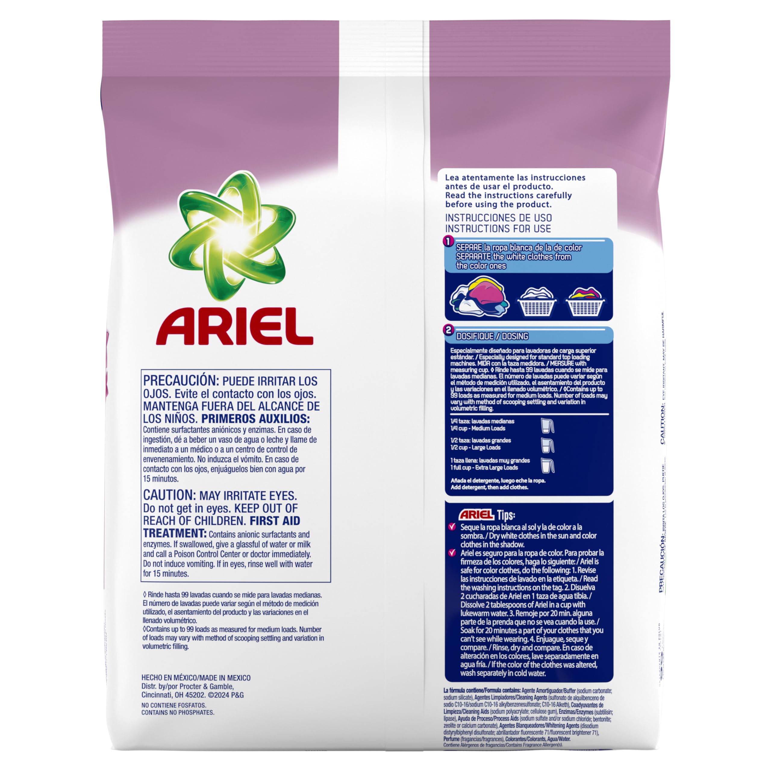 Ariel, with a Touch of Downy Freshness, Powder Laundry Detergent, 158 oz, 99 loads