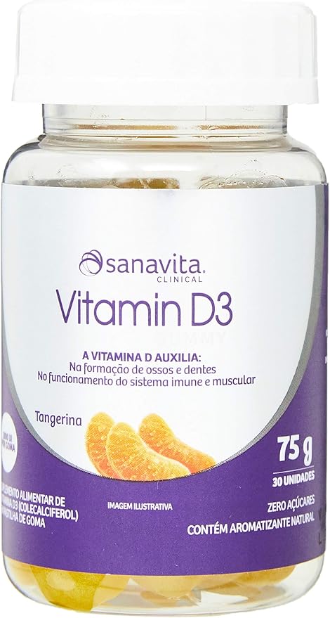 Vitamin D3-75g Tangerina - Sanavita, Sanavita