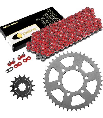 6\" CLASSIC ROUND US 7.5 (約 25.5 CM) Amazon.com: Caltric O-Ring Blue Drive Chain & Sprockets Kit