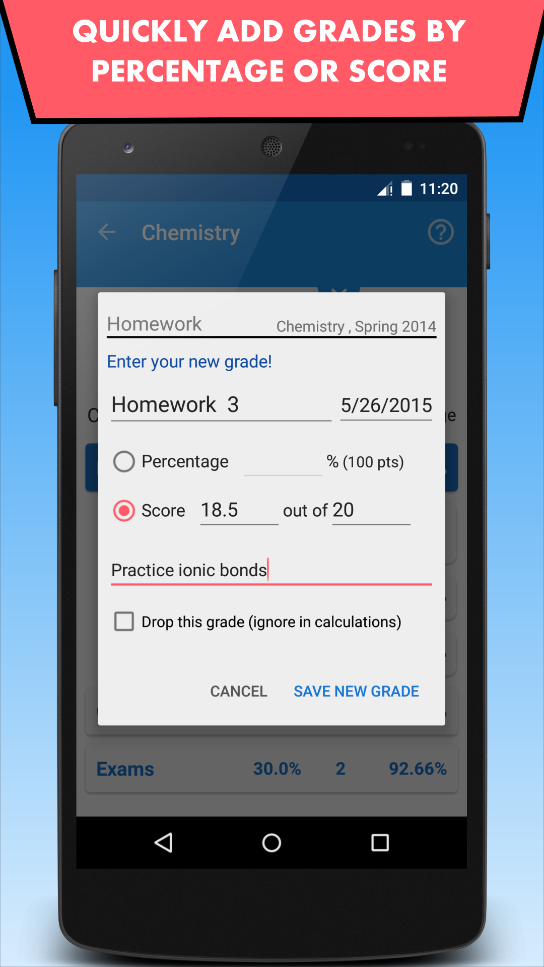 Amazon.com: Grade Tracker Pro: Appstore for Android