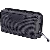 Tactical Mesh Pouch with Zipper, Modular Backpack Organizer Insert Panel Organizer, EDC Pocket Organizer with Hook & Loop Fasteners for Tactical Backpack Accessories - Utility EDC Pouch