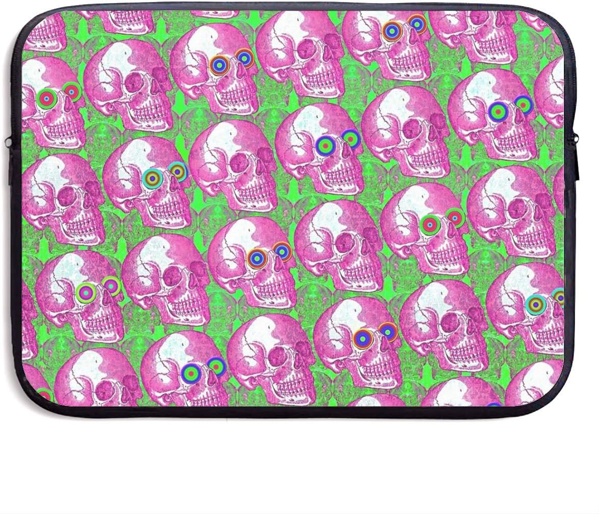 Skull Watchers Dizzy Eyes Pattern Laptop Sleeve Case Bag Cover Computer for 13 Inch