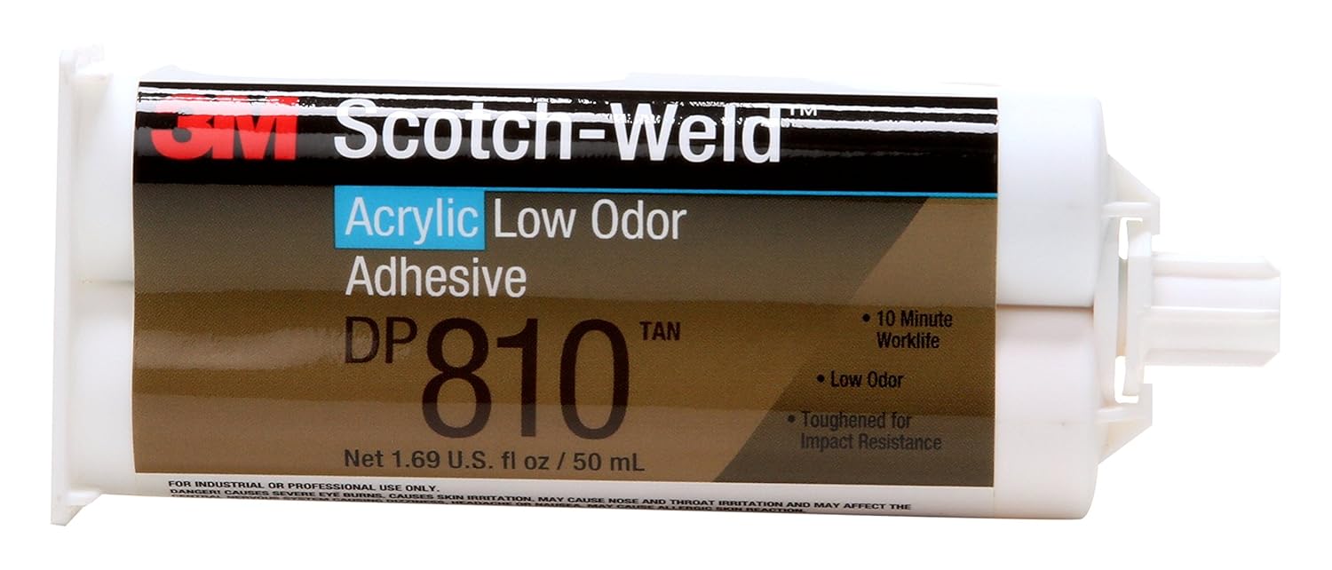 3M Scotch Weld Epoxy - Acrylic Adhesive DP-810 Tan