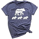 Personalized Mama Bear Shirt with Kids Names, Custom Mother's Day T-Shirt, Cute Mama Bear Gift for Mom, Birthday Multiple Colors