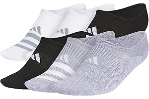 adidas Women's Superlite 3.0 6-Pack Super No Show, Athletic Socks, Invisible Ultra Low-Profile, Cushion & Arch Compression