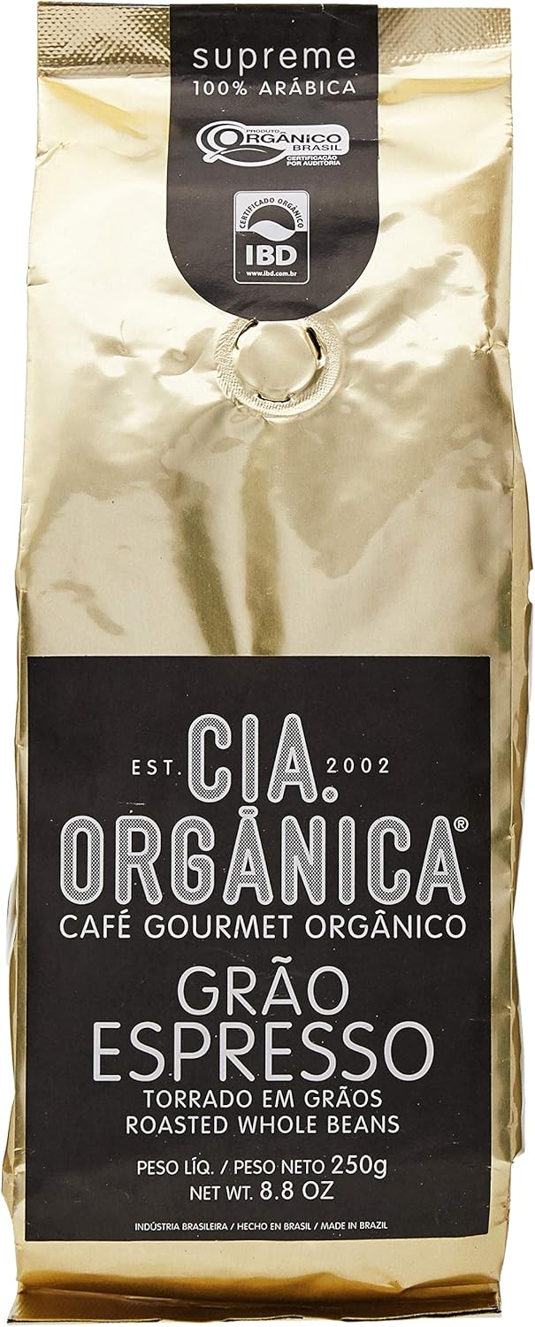 Café Cia Orgânica Supreme Grão Espresso 250g | Amazon.com.br