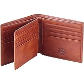 Stealth Mode Leather Bifold Wallet for Men With ID Window and RFID Blocking