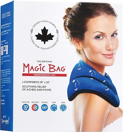Amazon 鍼灸院でも使われている マジック バッグ ネック バッグ 肩こり 冷え 腰痛 カイロが代わりに マジックバッグ 温熱ピロー