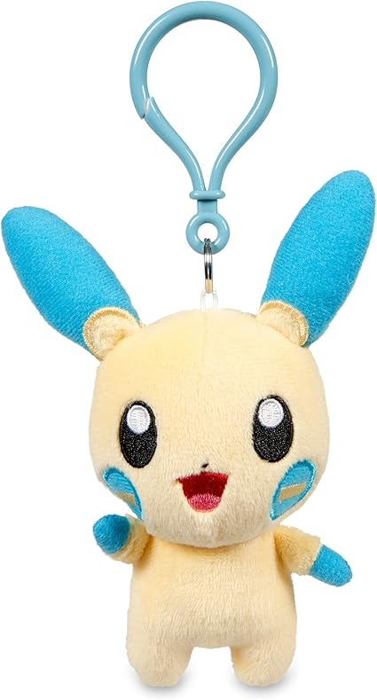 Amazon Com Minun Pokemon Petit Felpa Llavero Toys Games