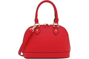 FASHIONPUZZLE Zip-Around Saffiano Classic Dome Satchel