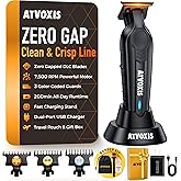 ATVOXIS Hair Trimmer for Men, Trimmers for Barbers, Zero Gapped T Liners Clippers, T Blade Trimmer, Line Up Shape Up Edgers Clippers for Men