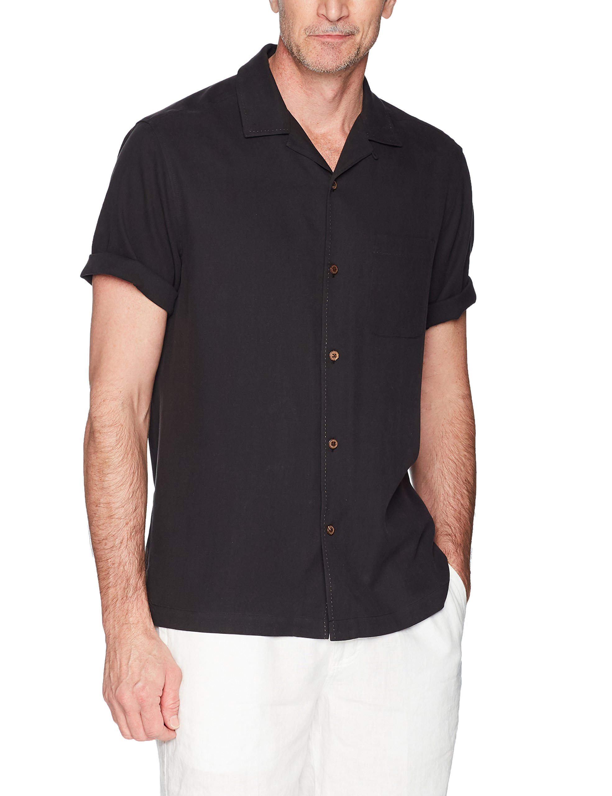 28 Palms Men's RelaxedFit 100 Silk Camp Shirt, A Choose SZ/color eBay