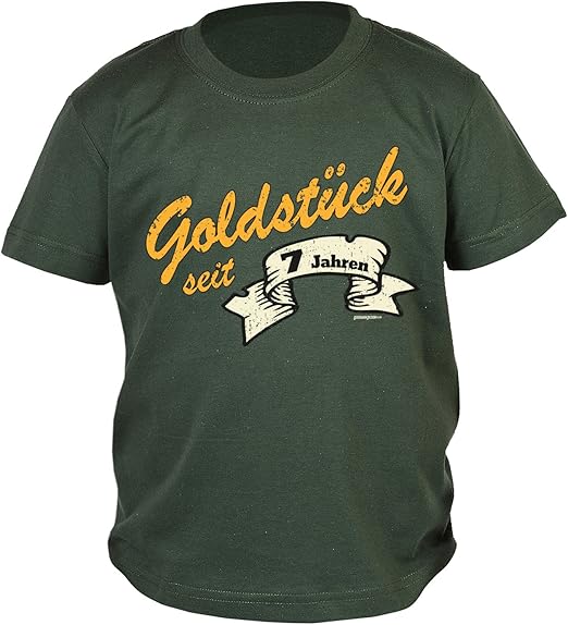 GOLDSTÜCK Jungen 7. Geburtstag Kinder TShirt Kindergeburtstag Geschenk