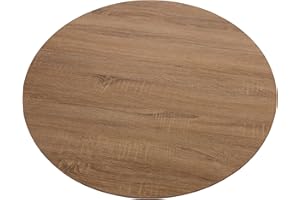 SSWBasics Caramel Oak Wood Topper for Round Clothing Racks - Fits 36" Round Racks - Topper Only (Rack Not Included)