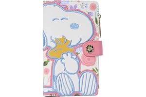 Loungefly Peanuts Snoopy Wallet Flap Snap Clutch Women Woodstock Floral Print Vegan Leather