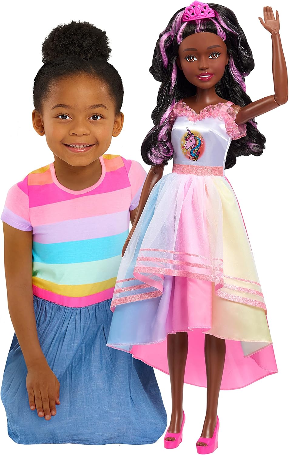 Amazon.com: Barbie - Muñeca con diseño de unicornio de 28 pulgadas