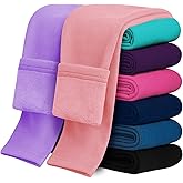 KEREDA Girls Fleece Lined Leggings Pack of 2 Winter Warm Pants Girls Clothes