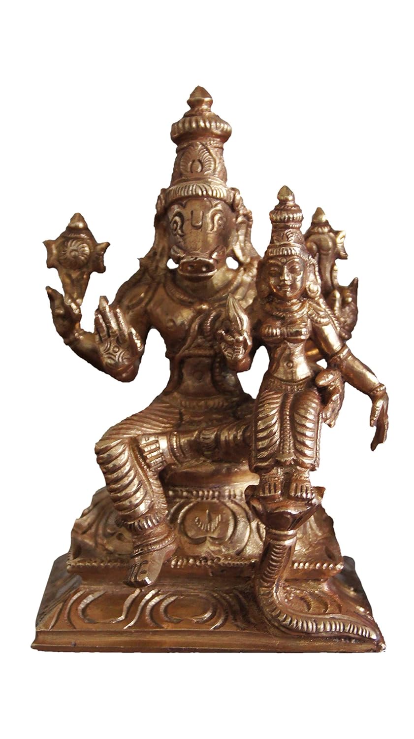 Buy mädhu Lakshmi Hayagriva Hayagreeva Swamimalai Bronze Statue (5 Inch