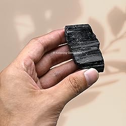 Amazing Gemstone Black Tourmaline Crystals Rough