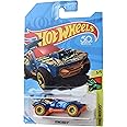 Hot Wheels Dino Riders 3/5 Sting Rod II 50th Anniversary Card, Blue/Orange