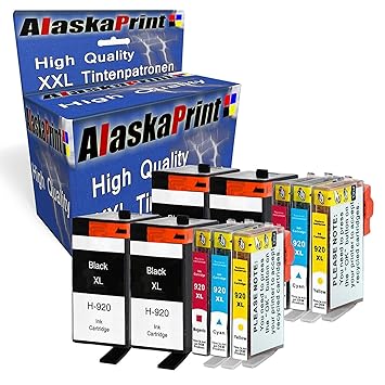 10 XXL Tintenpatronen kompatibel für hp 920xl 920 XL für HP Officejet 6000 6500 7000 7500 7500A 6500A Plus E709 Tinte Drucker