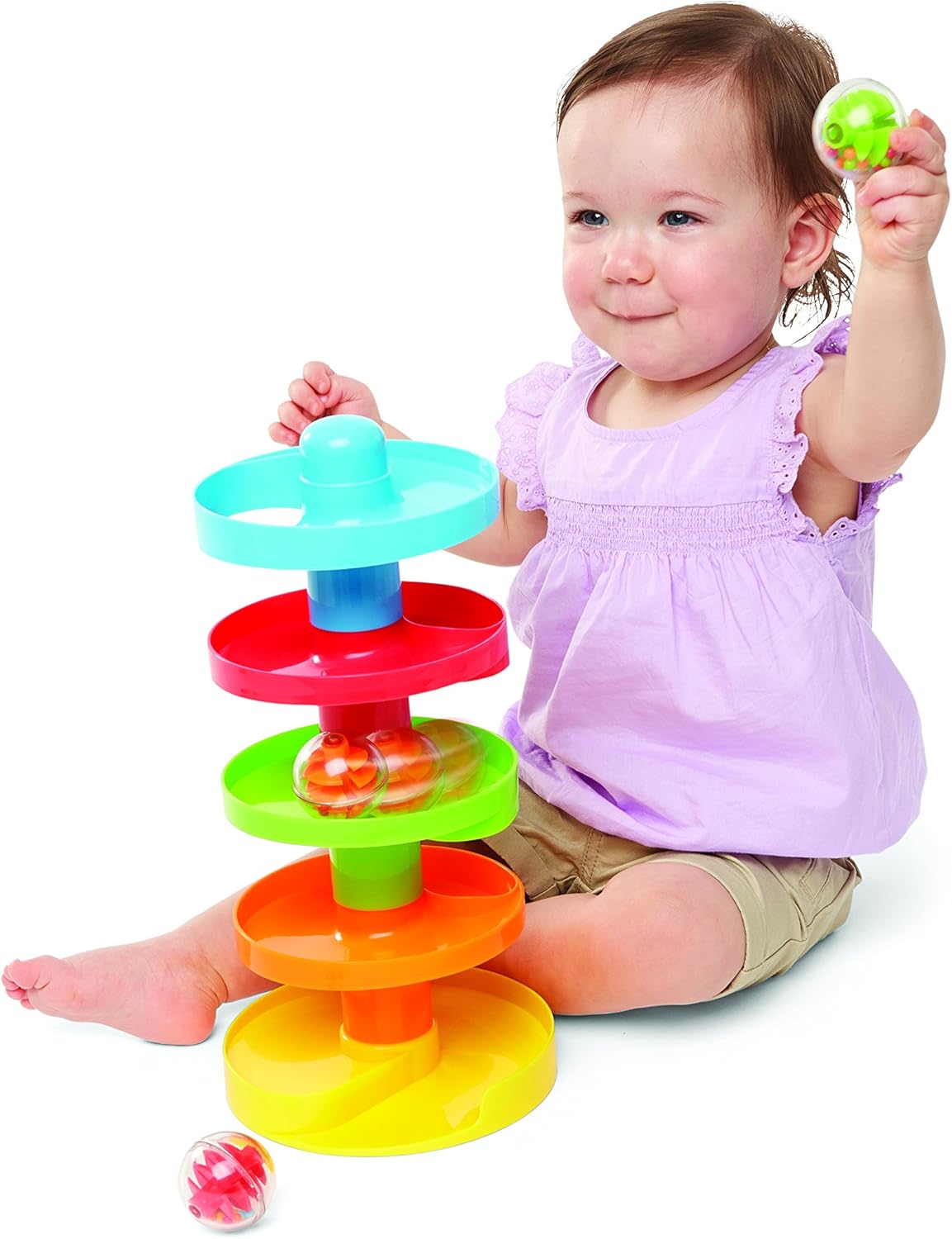 roll and swirl ball ramp