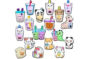 BFWRGUO Black Girls Medical Animals Flowers Teeth Shoe Charms, Food Capybara Ice Cream Cactus Milk Tea Charms Pack for Adults Shoe Decoration