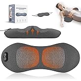 Sanivor 3 in 1 Lower Back Massager - Electric Lumbar with Heat, Vibration, Traction,Lumbar Support Pillow for Lower Back Pain Relief,Deep Tissue Relaxation FSA Eligible/HSA Eligible