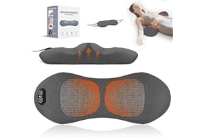 Sanivor 3 in 1 Lower Back Massager - Electric Lumbar with Heat, Vibration, Traction,Smooth Spine Lumbar Support Pillow for Lower Back Pain Relief,Deep Tissue Relaxation FSA Eligible/HSA Eligible