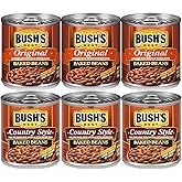 Bush's Best 3 Original Baked Beans, 3 Country Style Baked Beans, 8.3 Oz Variety Pack, 1 CT