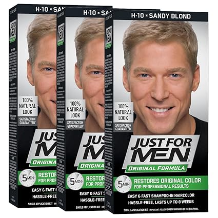 Amazon Com Just For Men Original Formula Men S Hair Color Sandy