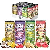 Melting Forest Mushroom D-Stress, Sparkling Adaptogen Drink with L-Theanine, Reishi, Lion's Mane and Magnesium, Zero Sugar, 5 Calories, Variety Pack (12-Pack)