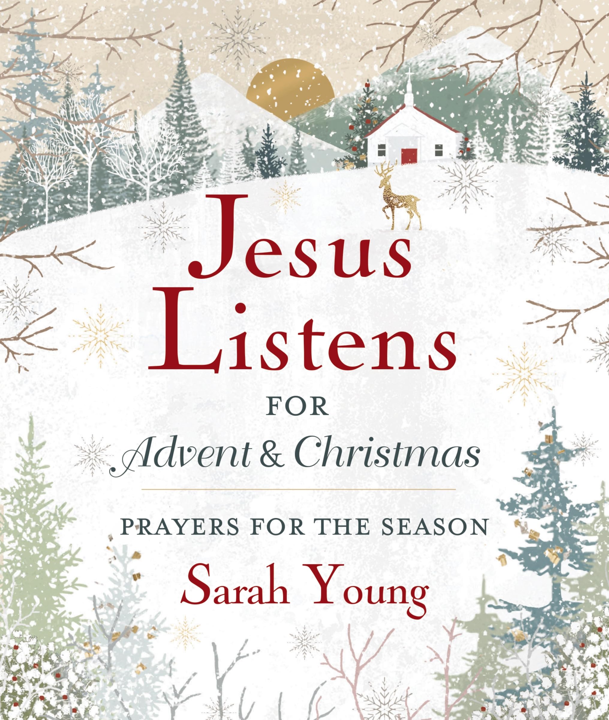 Jesus Listens--for Advent and Christmas, Padded Hardcover, with Full Scriptures: Prayers for the Season (A 40-Day Devotional) Jesus Listens--for Advent and Christmas, Padded Hardcover, with Full Scriptures: Prayers for the Season (A 40-Day Devotional) Hardcover Kindle Audible Audiobook