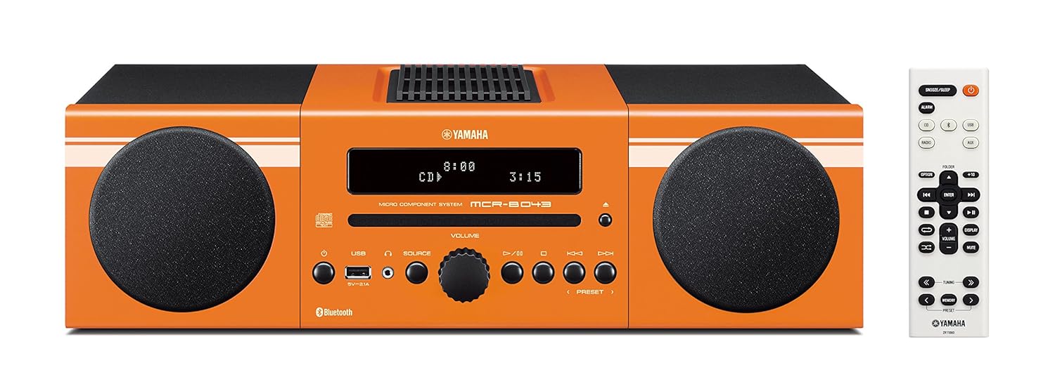 Yamaha MCRB043D Micro Stereo System Orange Amazon.co.uk TV