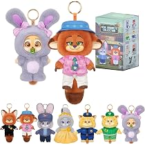 MINISO Disney Zootopia City Residents Series Vinyl Plush Keychain